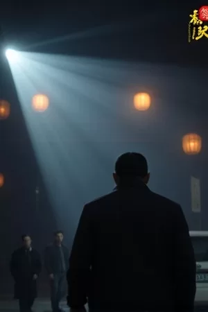 《铜色黎明》竖版封面，日出前铜色天光中的塔吊