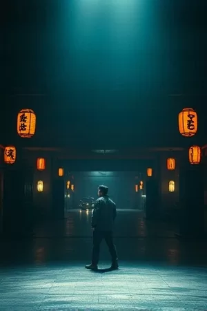 《潮汐停电夜》竖版封面，停电楼群里点亮的应急烛光