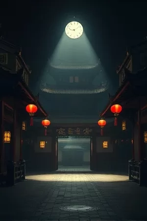 《深蓝时刻》竖版封面，深夜海面上的一点船灯